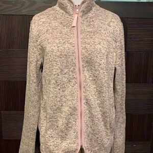 Thread & Supply lavender/ gray space dye full zip